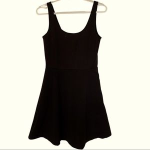 H&M skater dress . Size 8 . Black color